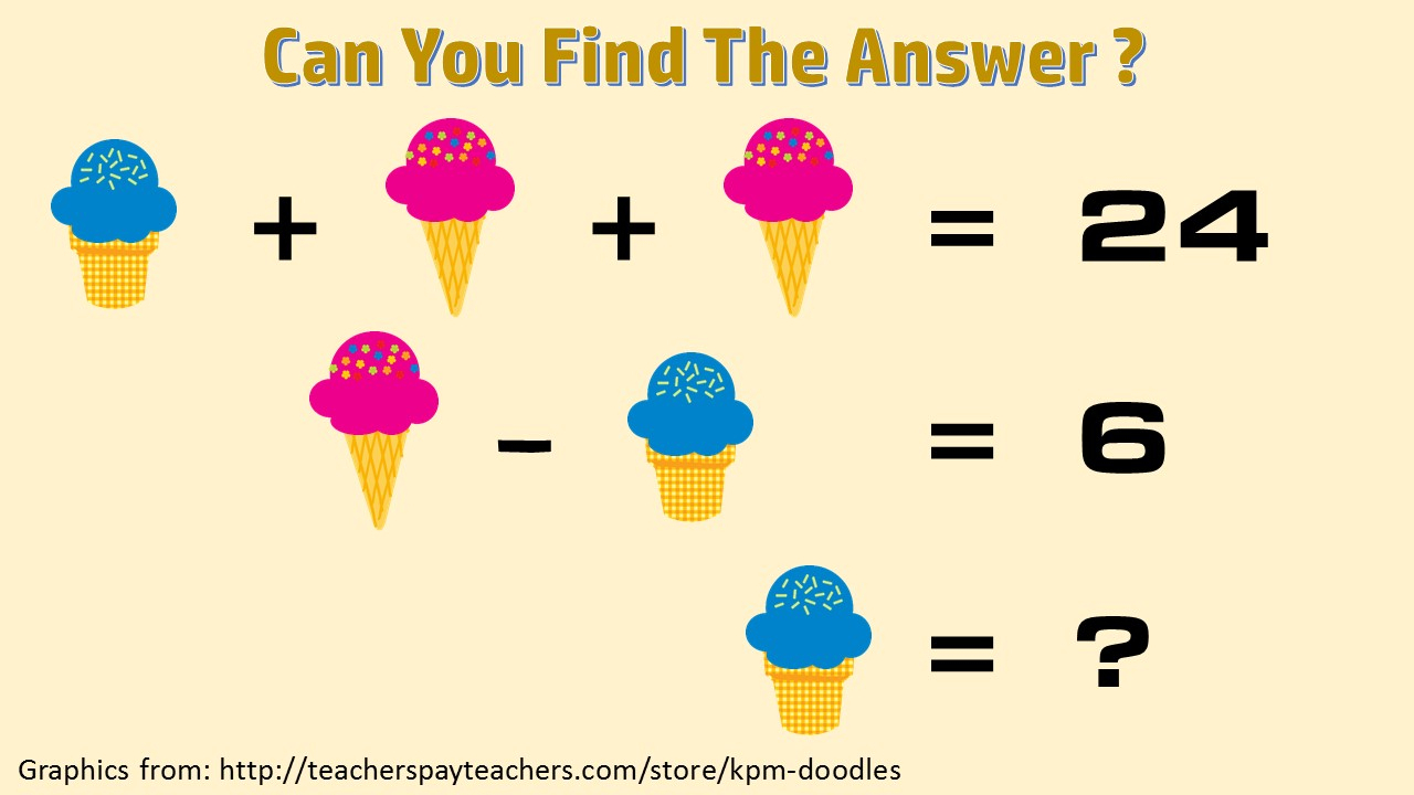 Fun Math Puzzles - Printable Quiz Puzzles