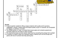 Garden Curriculum Crossword Answers | Woo! Jr. Kids Activities - Printable Gardening Crossword Puzzle
