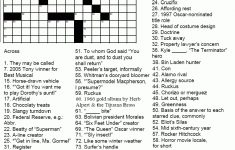 Gc2Zm8J 61* – Movie Theme Puzzle Cache (Unknown Cache) In Georgia - Printable Crossword Puzzles Movie Themed