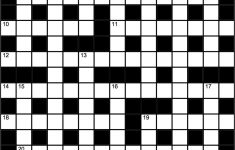 Genius Crossword No 143 | Crosswords | The Guardian - Guardian Printable Quick Crossword