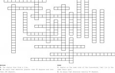 Geometry Crossword Puzzle - Yapis.sticken.co - Geometry Vocabulary Crossword Puzzle Printable