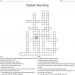 Global Warming Crossword   Wordmint   Global Warming Crossword Puzzle Printable