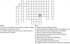 Global Warming Crossword - Wordmint - Global Warming Crossword Puzzle Printable
