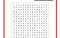 God Spoke To Moses Word Search - Children's Bible Activities - Printable Puzzles On Moses