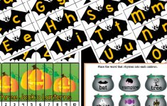 Halloween Puzzles Preschool Activity Pack - Fun With Mama - Printable Logo Puzzle