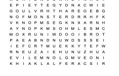 Halloween Word Search Puzzle: Find The Halloween Vocabulary In This - Printable English Puzzle