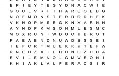 Halloween Word Search Puzzle: Find The Halloween Vocabulary In This - Printable Halloween Puzzles