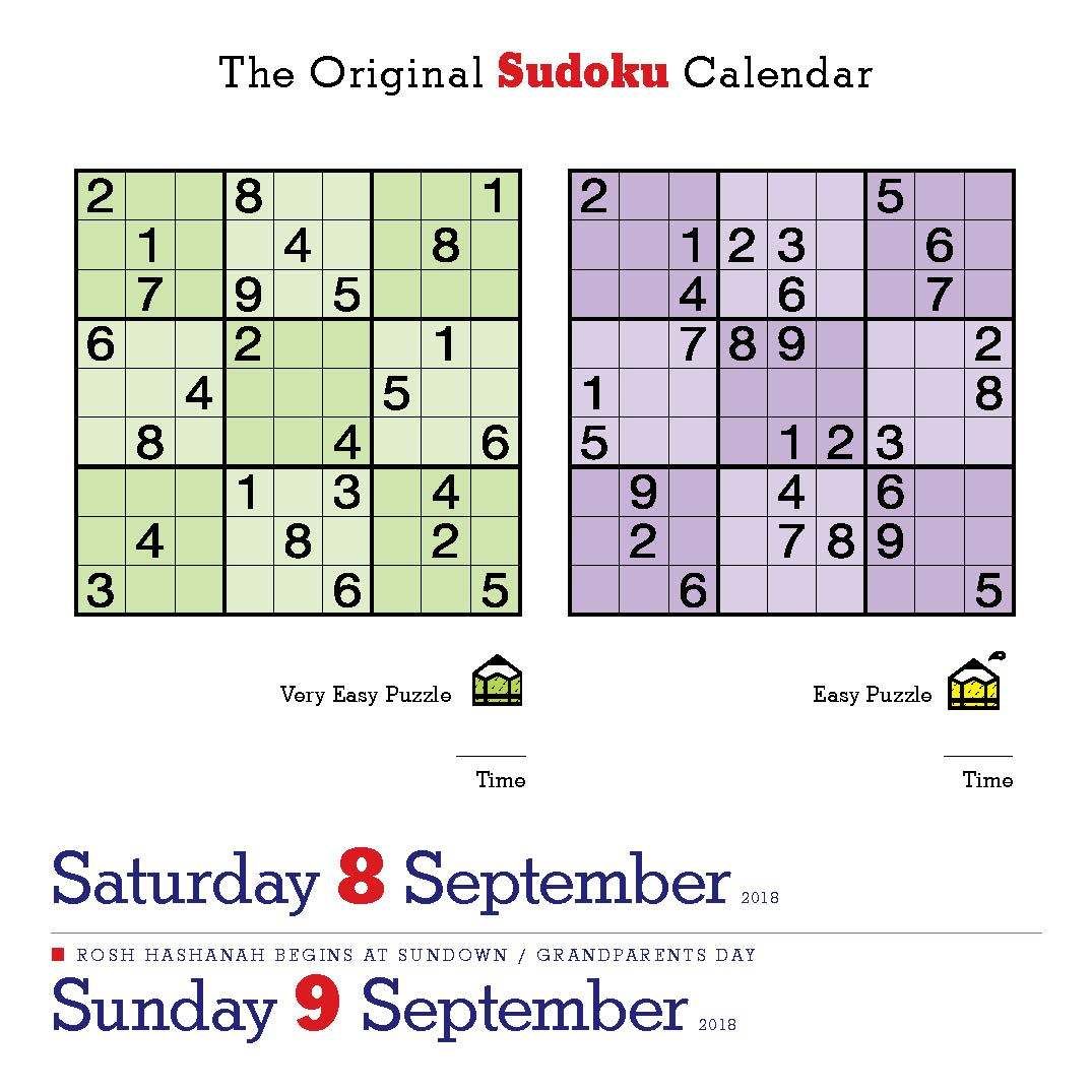 Happy International Sudoku Day! Page-A-Day - Printable Puzzles For Gifted Students