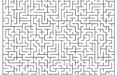 Hard Mazes - Best Coloring Pages For Kids - Printable Puzzles And Mazes