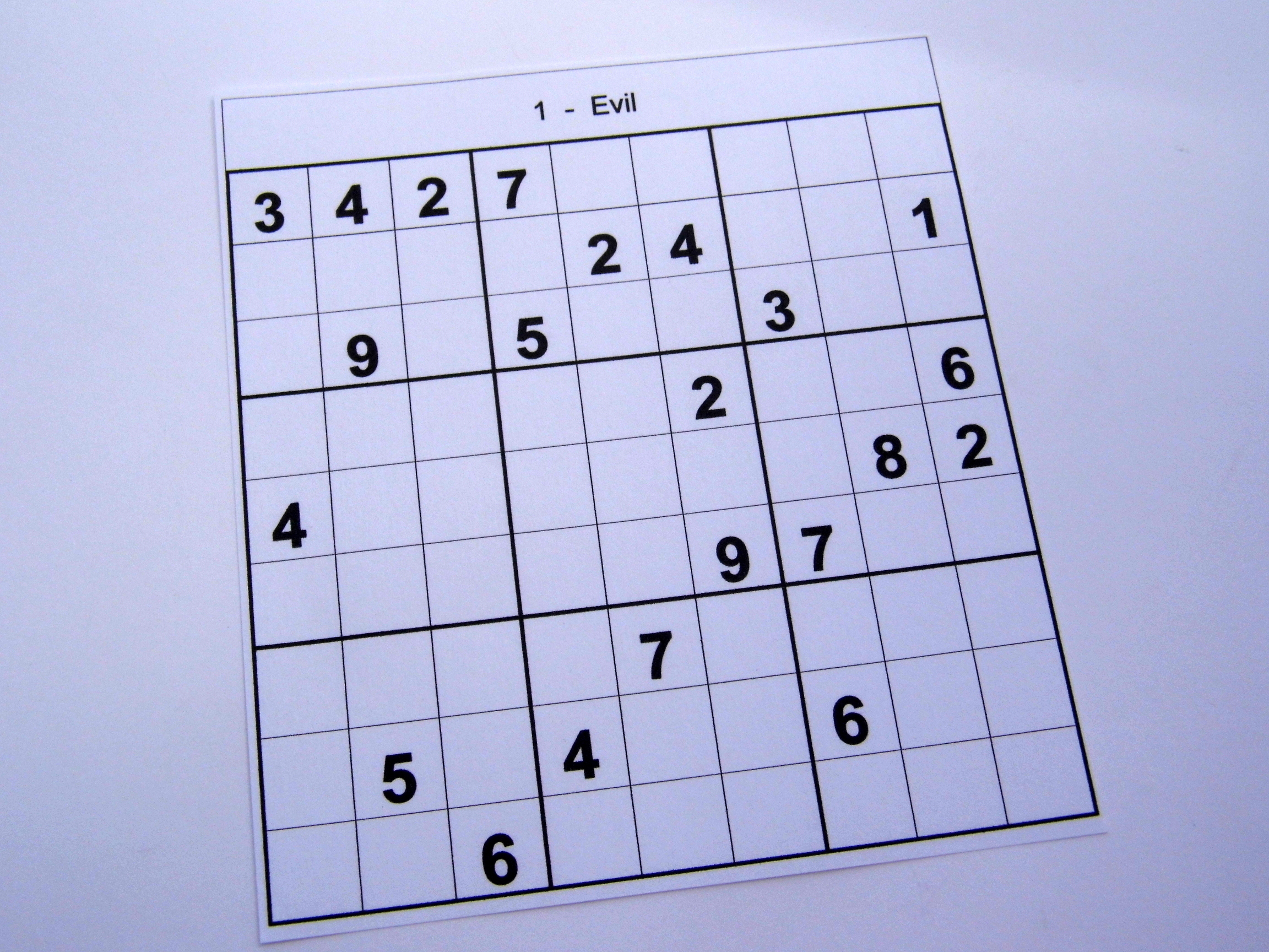 Hard Printable Sudoku Puzzles 2 Per Page – Book 1 – Free Sudoku Puzzles - Printable Sudoku Puzzle Hard