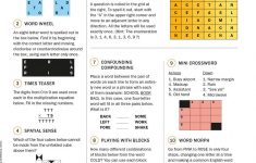 Head Games Match Wits With The Mensa Puzzlers - Scientific American - Printable Mensa Puzzles