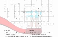Health And Personal Hygiene Interactive Crossword Puzzle For Google - Printable Personal Hygiene Crossword Puzzle