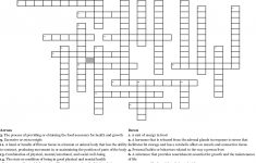 Health And Wellness Crossword - Wordmint - Printable Health Crossword Puzzles
