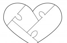 Heart Puzzle Template - Free To Use | Woodworking - Puzzles - Printable Heart Puzzles