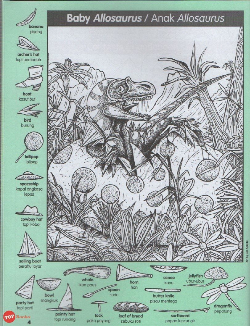 Highlights Hidden Pictures Dinosaur Puzzles Favourite Buku 2 - Printable Dinosaur Puzzles