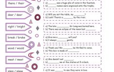 Homophones Worksheet - Free Esl Printable Worksheets Made - Printable Homograph Puzzles