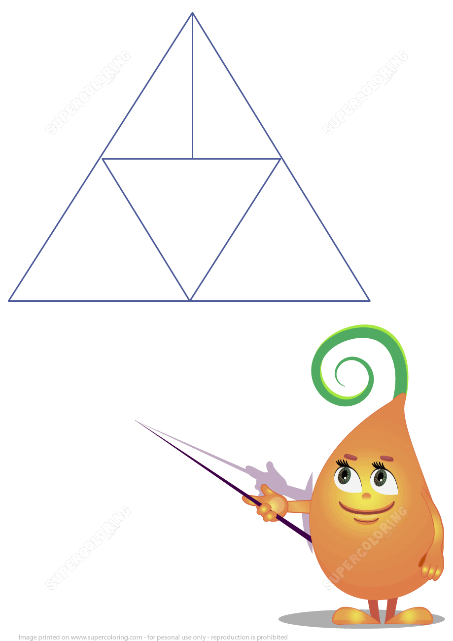 How Many Triangles Are There? | Free Printable Puzzle Games - Printable Triangle Puzzle