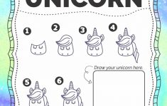 How To Draw A Unicorn - Free Printable - Growing Play - Printable Unicorn Puzzle