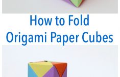 How To Fold Origami Paper Cubes - Frugal Fun For Boys And Girls - Printable Origami Puzzle