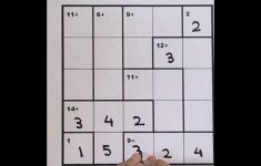 How To Solve Kenken 5 X 5 Hard Puzzle In 5 Mins - Youtube - Printable Kenken Puzzle 5X5