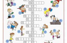 Irregular Verbs Crossword Puzzle Worksheet - Free Esl Printable - Printable Grammar Crossword Puzzles