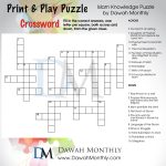 Islam #crossword #puzzle | Puzzles | Diy Eid Cards, Islamic Posters   Islamic Crossword Puzzles Printable