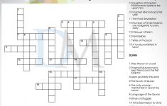Islam #crossword #puzzle | Puzzles | Diy Eid Cards, Islamic Posters - Islamic Crossword Puzzles Printable