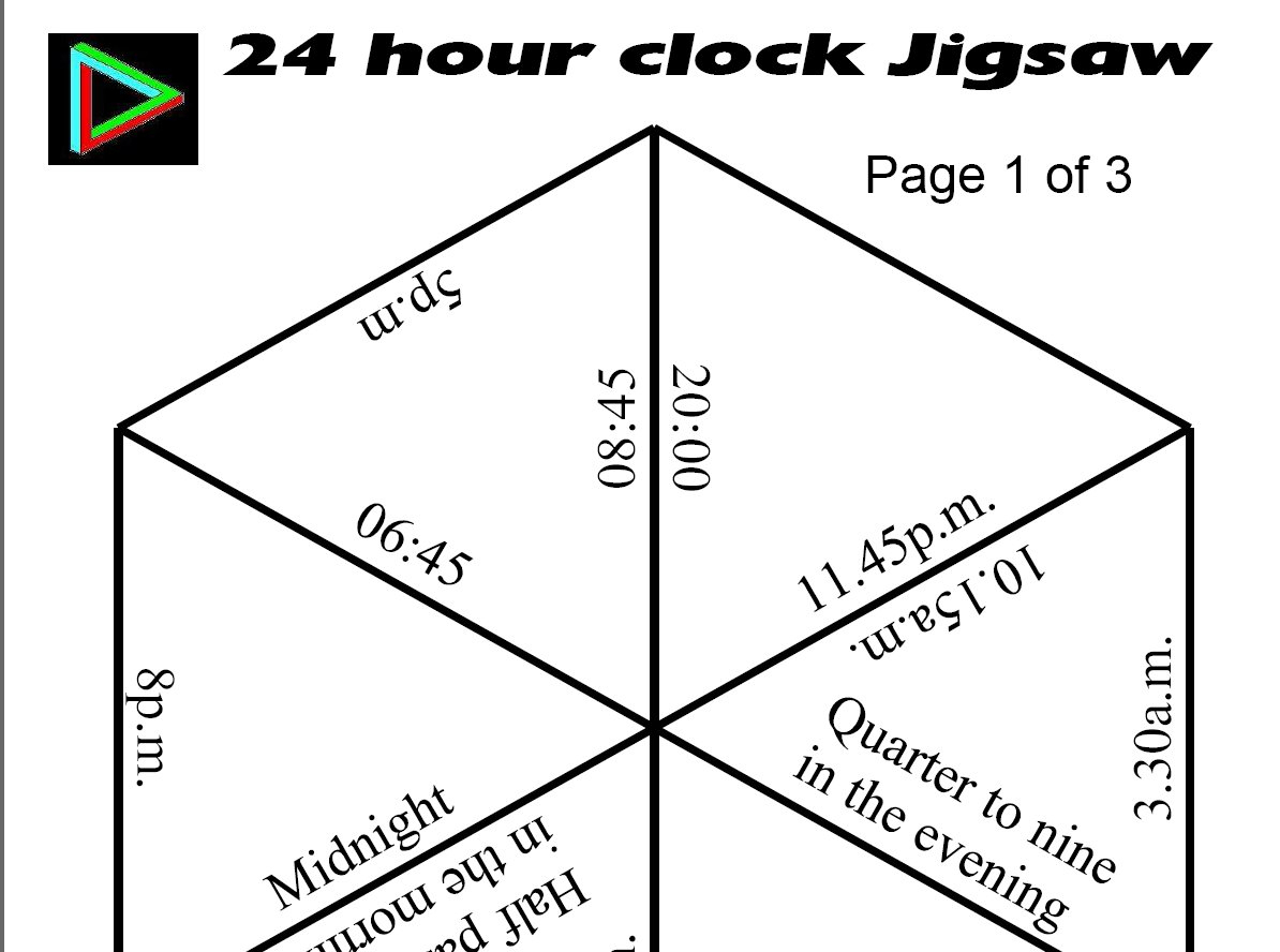Jigsaws - Printable Tarsia Puzzle