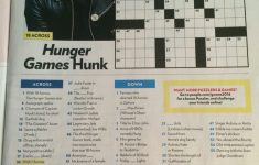 Josh Hutcherson Crossword In People July 11Th, 2016 Issue | Cross - Printable People Magazine Crossword Puzzles