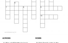 Judges Crossword Puzzle - Printable Biblical Puzzles
