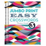 Jumbo Print Easy Crosswords Book 3. Puzzle Book   Puzzle Print Uk