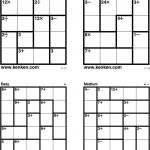 Kenken Puzzles Printable (98+ Images In Collection) Page 1   Printable Kenken Puzzles