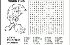 Kid Sleep Word Search To Pass The Time | Kiddo Shelter | Educative - Printable Puzzles To Pass Time