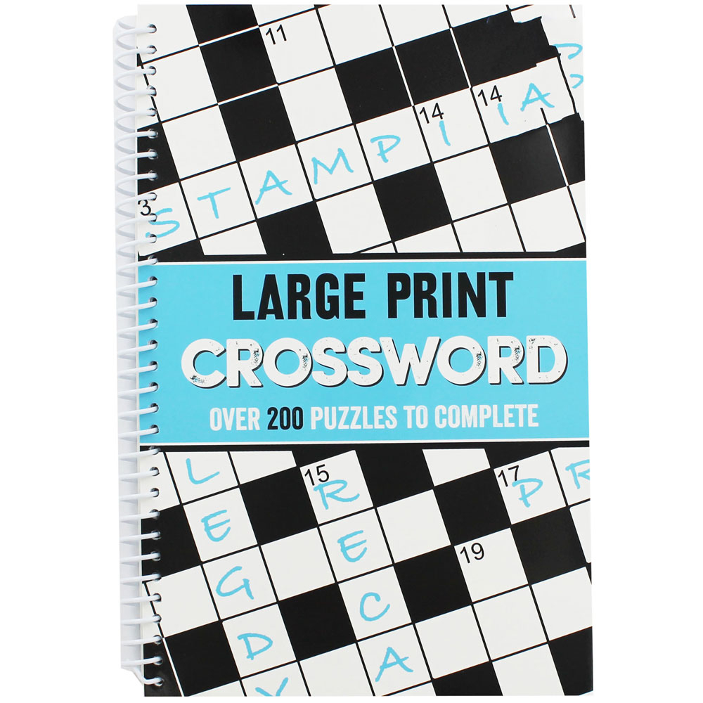 Large Print Crossword | Crossword Books At The Works - Large Print Crossword Puzzle Books