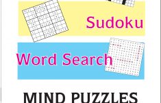 Large Print Puzzle Book (Crossword, Word Search And Sudoku - Printable Puzzle Books