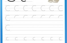 Letter C Is For Cat Handwriting Practice Worksheet | Free Printable - Letter C Puzzle Printable