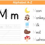 Letter M Tracing Worksheet | Free Printable Puzzle Games   Letter M Puzzle Printable