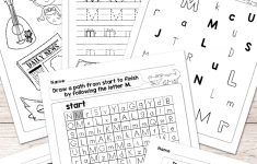Letter M Worksheets - Alphabet Series - Easy Peasy Learners - Letter M Puzzle Printable