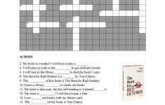 Library Vocabulary Crossword Worksheet - Free Esl Printable - Printable Vocabulary Crossword Puzzles