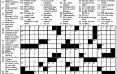 Los Angeles Times Sunday Crossword Puzzle | Features | Timesargus - Los Angeles Times Crossword Puzzle Printable