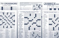 Los Angeles Times Sunday Crossword Puzzle | Tribune Content Agency - La Times Printable Crossword Puzzles 2017