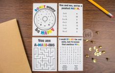 Lunch Box Activity And Puzzle Notes - Love Paper Crafts - Printable Paper Puzzles