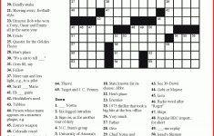 Luxury Puzzles To Print | Cobble Usa - Daily Quick Crossword Printable Version