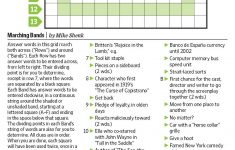 Marching Bands (Saturday Puzzle, Jan. 7) - Wsj Puzzles - Wsj - Printable Wsj Crossword