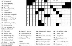 Marvelous Crossword Puzzles Easy Printable Free Org | Chas's Board - Free Printable Variety Puzzles Adults
