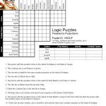 Math Love Logic Puzzle Shikaku Koogra Worksheets Puzzles Pdf Free   Printable Logic Puzzle Grid