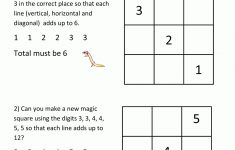 Math Puzzle 1St Grade - Printable Crossword Puzzles For 1St Graders