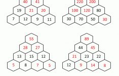 Math Puzzle Worksheets 3Rd Grade - Printable Hexagon Puzzle