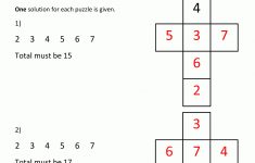 Math Puzzle Worksheets 3Rd Grade - Printable Math Puzzle Worksheets