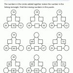 Math Puzzle Worksheets 3Rd Grade   Printable Maths Puzzles Ks3